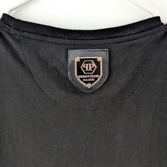 Philipp Plein Men's Limited Edition Rhinestones+ Skull Tees In Size L - Picture 7 of 10